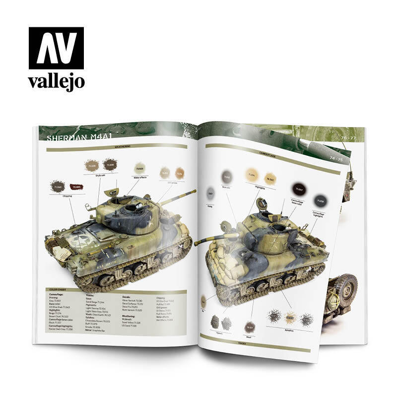Vallejo WWII US ARMY in Europe and the Pacific Paint Guide