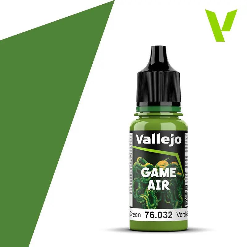 Vallejo Game Air Scorpy Green 18 ml Acrylic Paint - New Formulation Vallejo