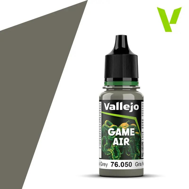 Vallejo Game Air Neutral Grey 18 ml Acrylic Paint - New Formulation Vallejo