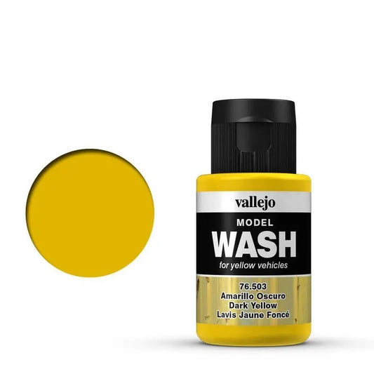 Vallejo Model Wash Dark Yellow 35 ml Acrylic Paint Vallejo