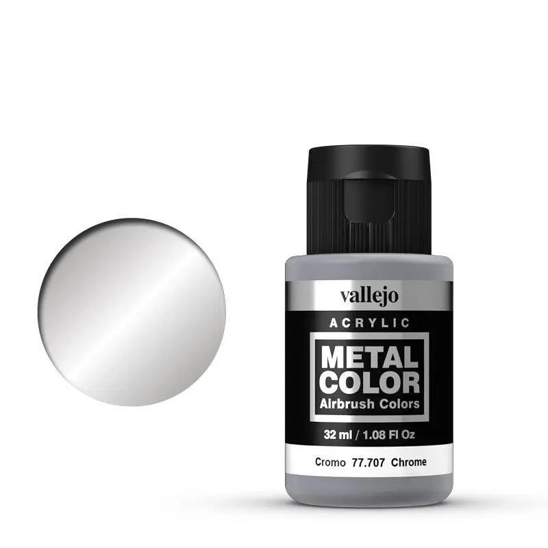 Vallejo Metal Color Chrome 32 ml Acrylic Paint Vallejo