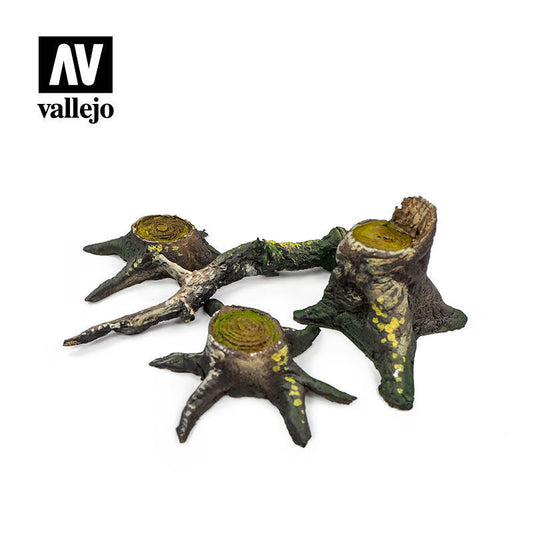 Vallejo Scenics: Stumps with Roots