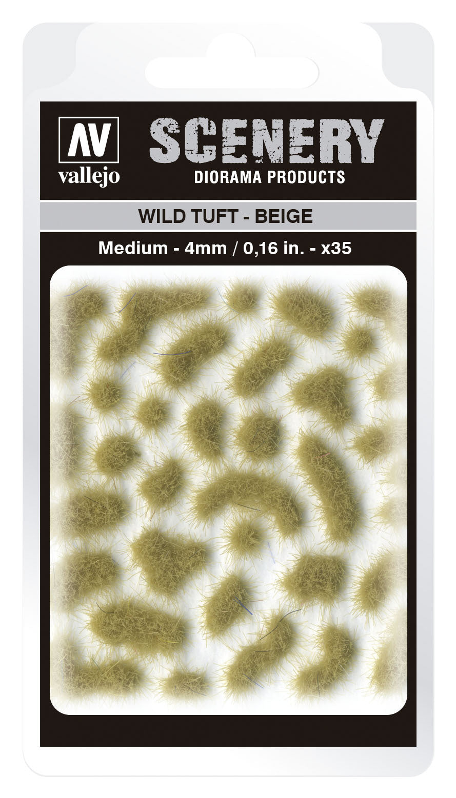 Vallejo 4mm Wild Tuft - Beige Diorama Accessory