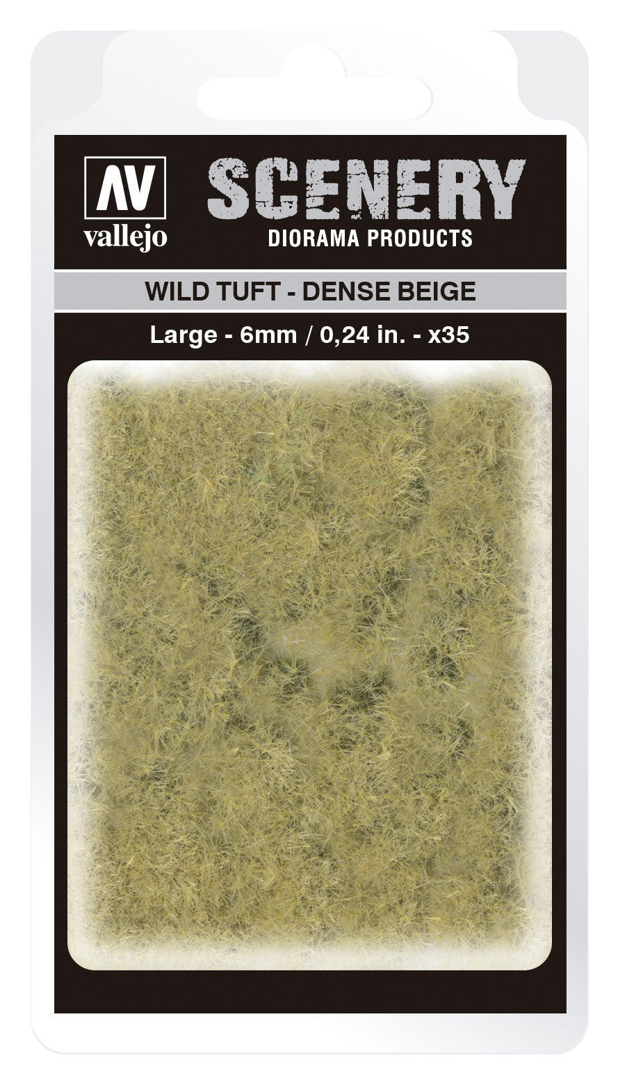 Vallejo 6mm Wild Tuft - Dense Beige Diorama Accessory