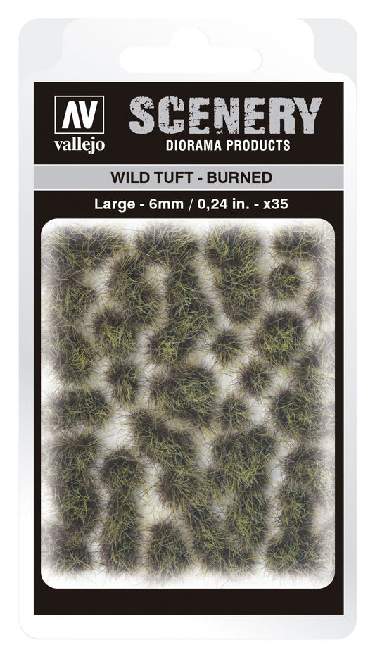 Vallejo 6mm Wild Tuft - Burned Diorama Accessory