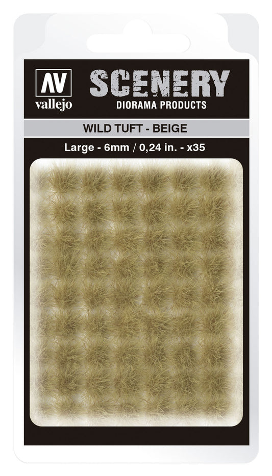 Vallejo 6mm Wild Tuft - Beige Diorama Accessory