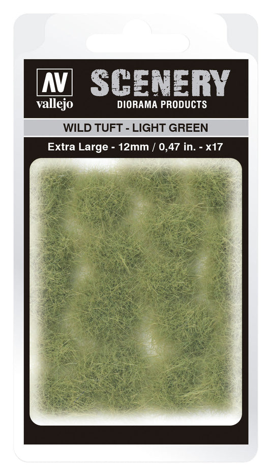 Vallejo 12mm Wild Tuft - Light Green Diorama Accessory Vallejo
