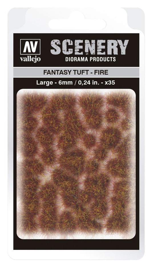 Vallejo 6mm Fantasy Tuft - Fire Diorama Accessory Vallejo