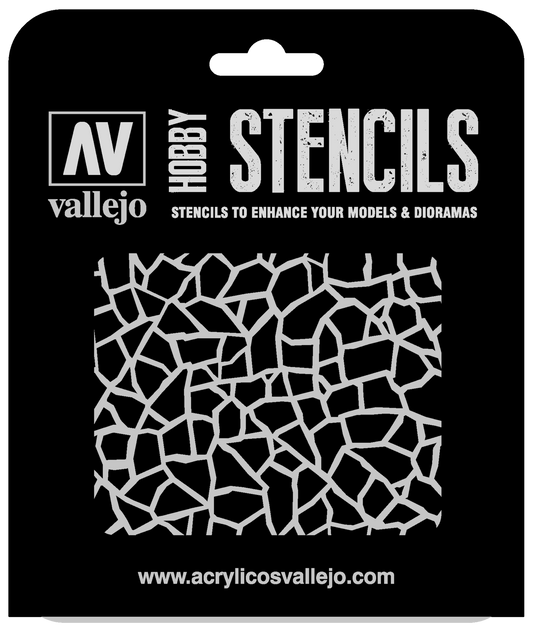 Vallejo 1/32 Giraffe Camo WWII Stencil