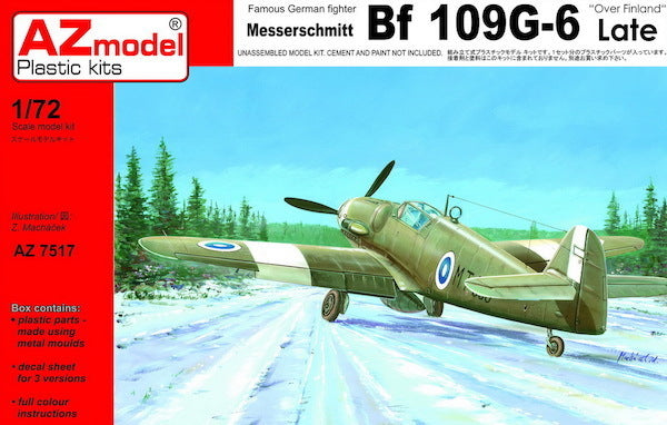 AZ Models 1/72 Bf 109G-6 Finland Plastic Model Kit