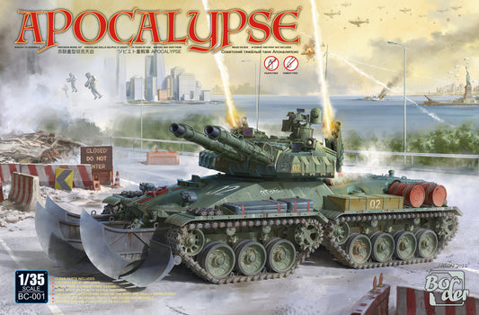 Border Model 1/35 Soviet Apocalypse Tank Plastic Model Kit
