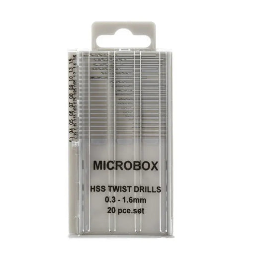 Bravo Handtools 20 Piece Microbox Drill Set - 0.3 To 1.6mm Bravo Handtools