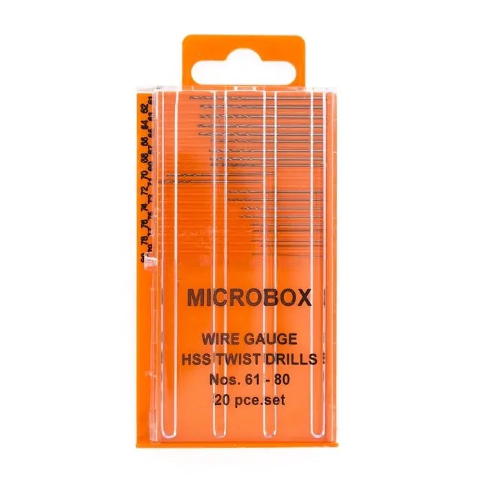 Bravo Handtools 20 Piece Microbox Drill Set - 61 To 80 Bravo Handtools