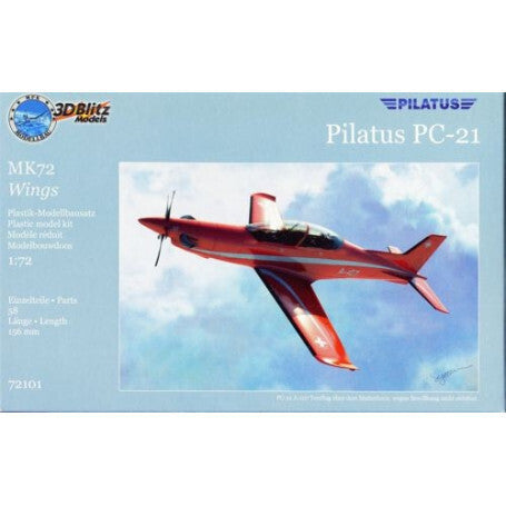 3D-Blitz 1/72 Pilatus PC-21 Plastic Model Kit