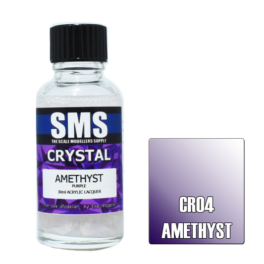 SMS Crystal Acrylic Lacquer Amethyst (Purple) 30ml