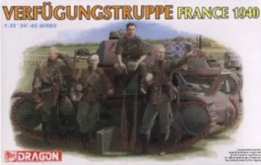 Dragon 1/35 Verfugungstruppe (France 1940) Plastic Model Kit Dragon