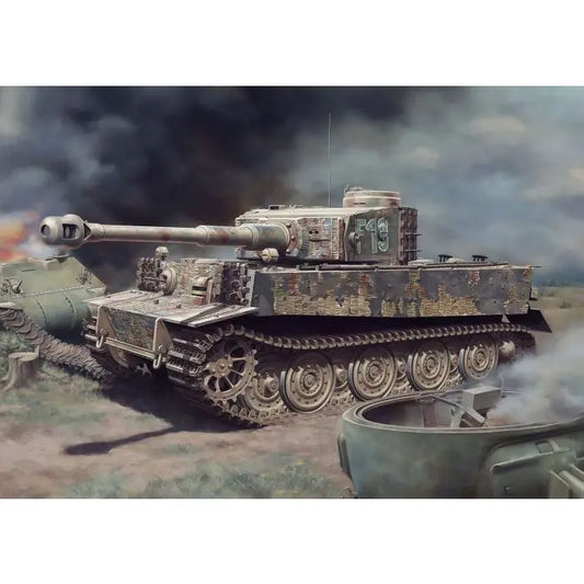 Dragon 1/35 Sd.Kfz.181 Pz.Kpfw.VI Ausf.E Gruppe Fehrmann Tiger I Plastic Model Kit Dragon