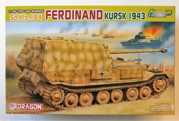 Dragon 1/35 Sd.Kfz. 184 Ferdinand Kursk 1943 Plastic Model Kit Dragon
