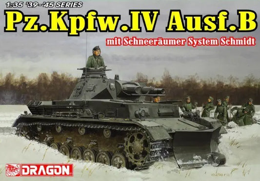 Dragon 1/35 Pz.Kpfw.IV Ausf.B mit Schneeräumer System Schmidt Plastic Model Kit Dragon