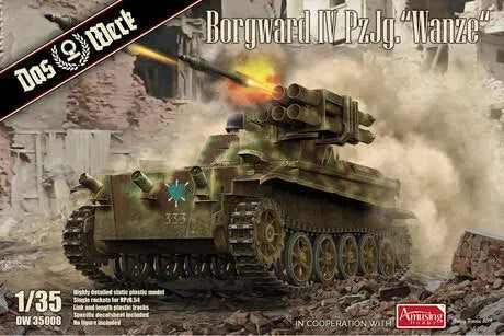 Das Werk 1/35 Borgward IV PzJg. Wanze Plastic Model Kit Das Werk