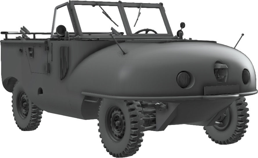 Das Werk 1/35 Schwimmwagen Trippel SG 6/38 Plastic Model Kit