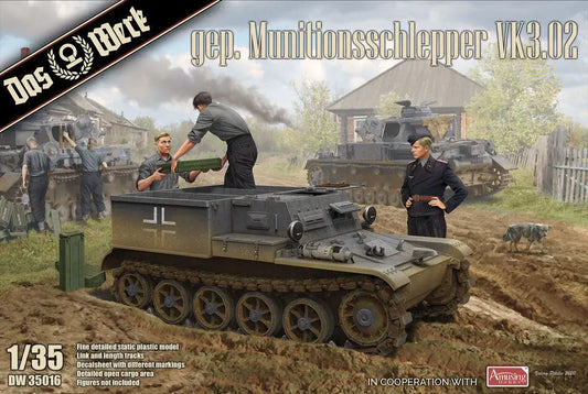 Das Werk 1/35 Gepanzerter Munitionsschlepper VK3.02 Plastic Model Kit Das Werk