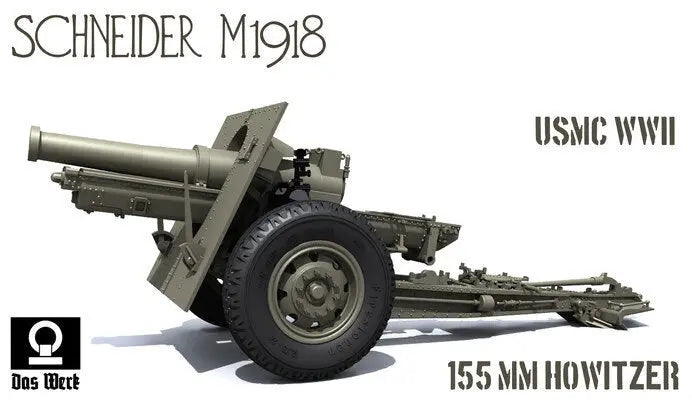 Das Werk 1/35 155mm howitzer M1918 Das Werk