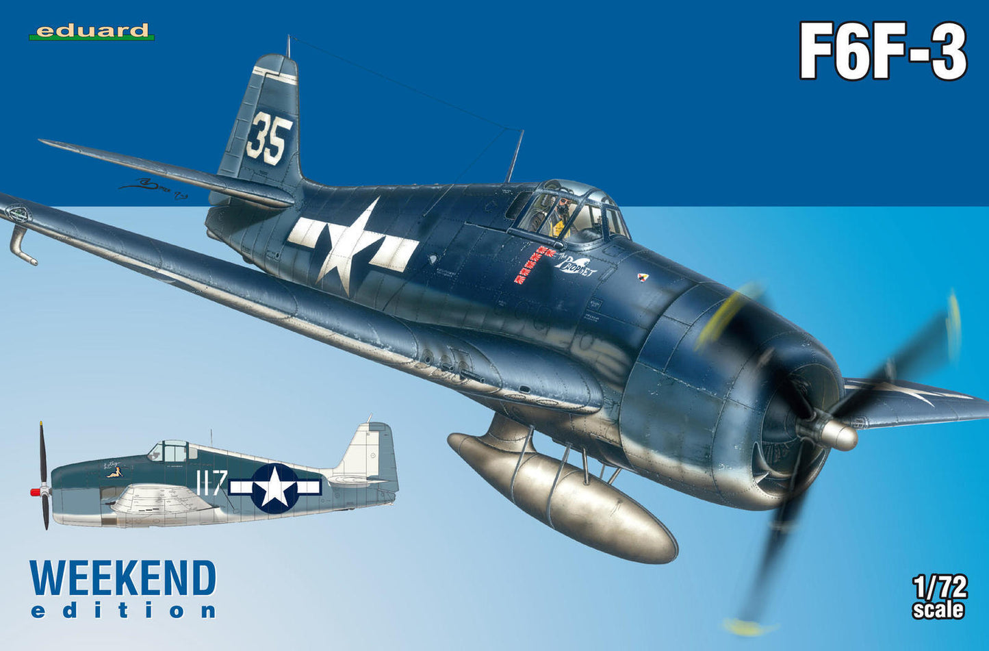 Eduard 1/72 F6F-3 Plastic Model Kit Weekend Edition