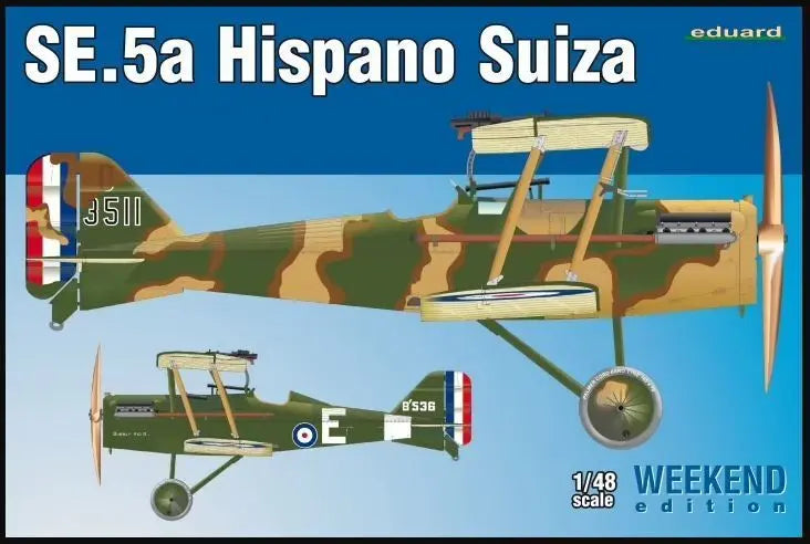 Eduard 1/48 SE.5a Hispano Suiza Plastic Model Kit Eduard