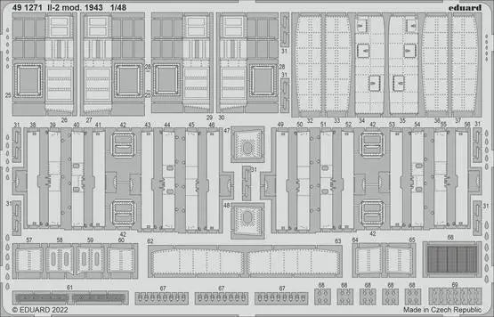 Eduard 1/48 IL-2 mod. 1943 Photo etched parts Eduard