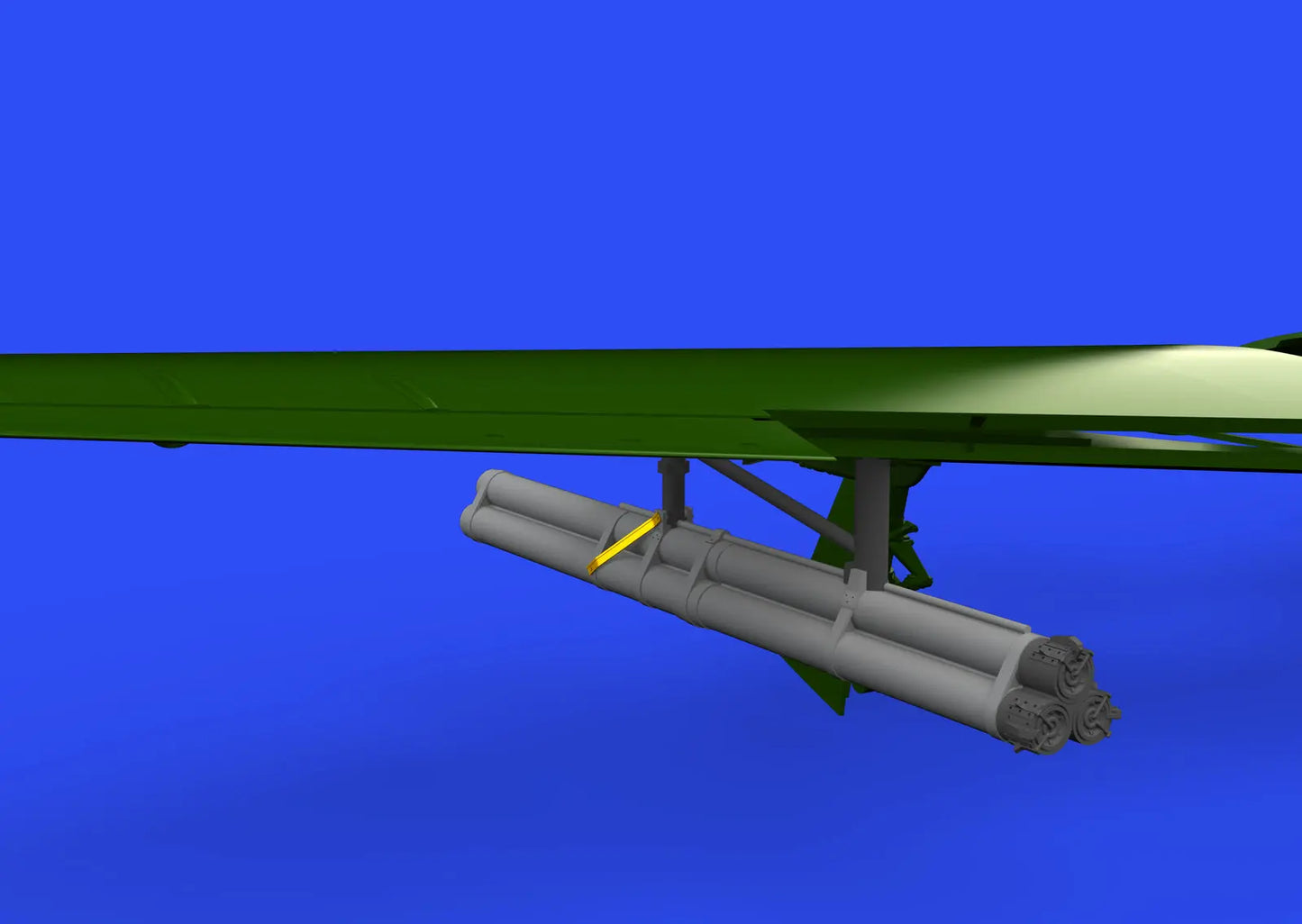 Eduard 1/48 P-51D Bazooka rocket launcher Brassin Eduard