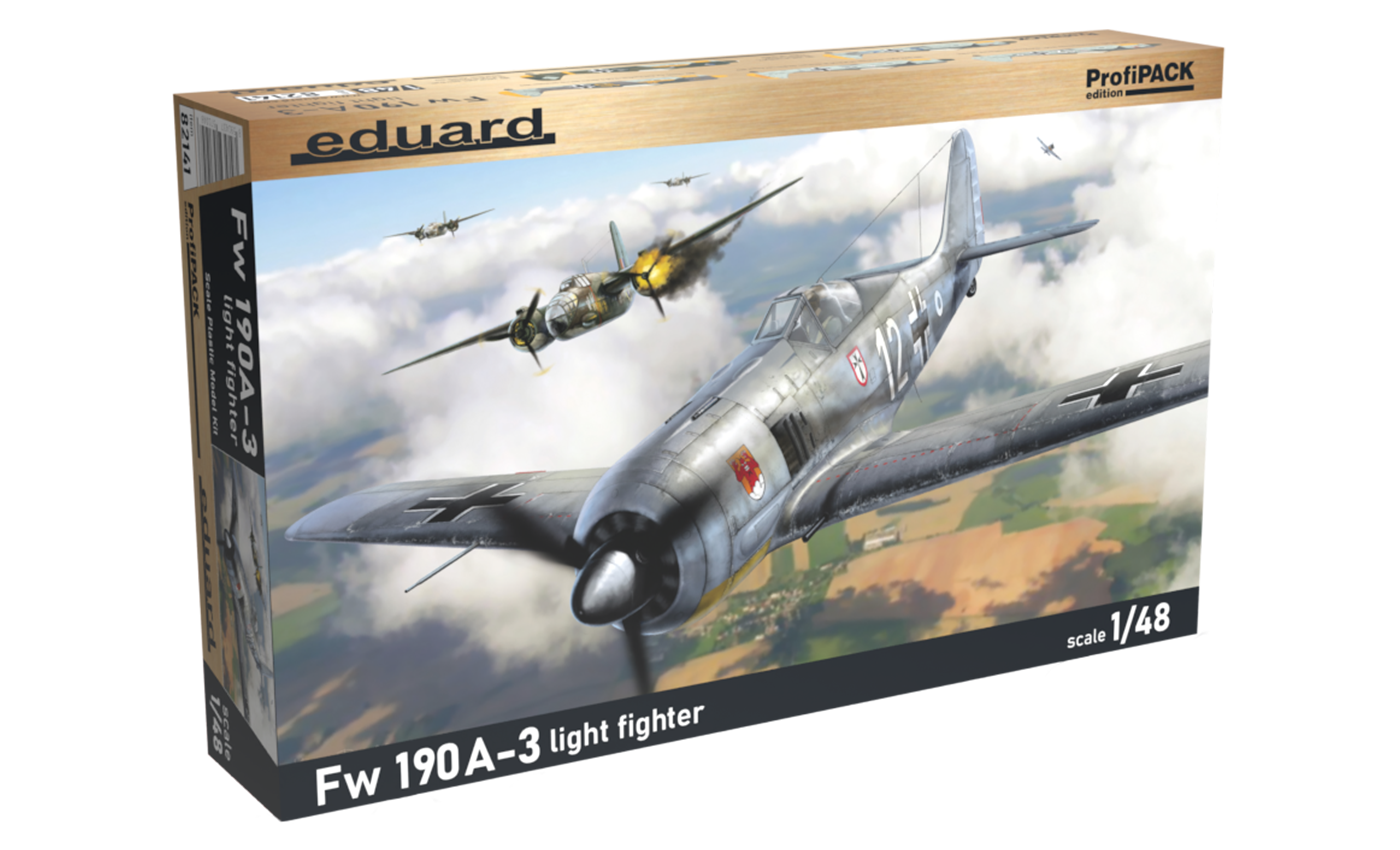 Eduard 1/48 Fw 190A-3 light fighter Plastic Model Kit ProfiPACK