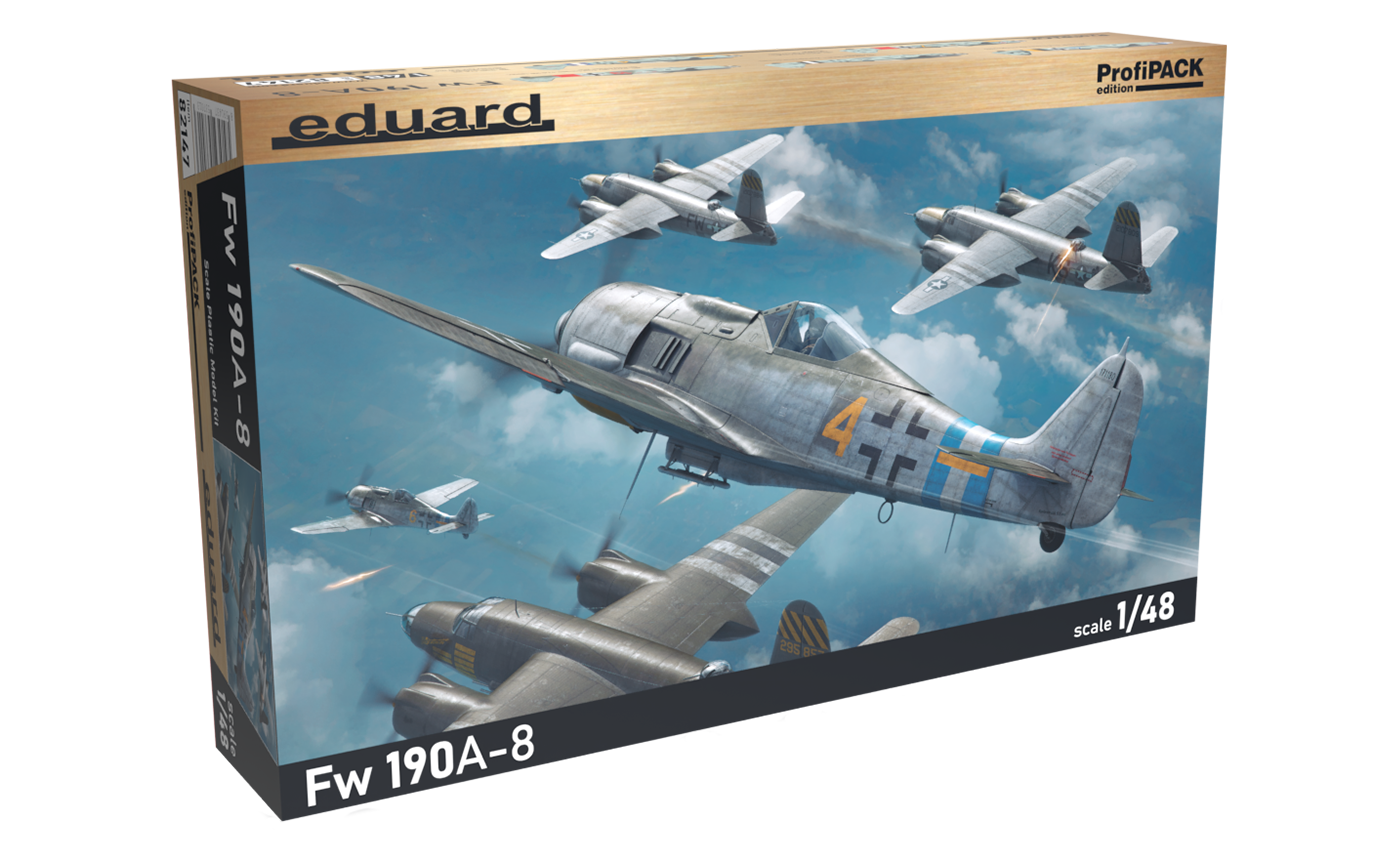 Eduard 1/48 Fw 190A8 Plastic Model Kit ProfiPACK Franklin Hobbies Ltd