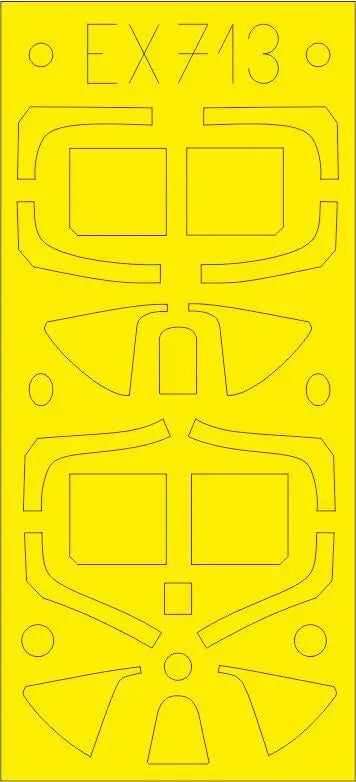 Eduard 1/48 Spitfire Mk.I Masking set Eduard