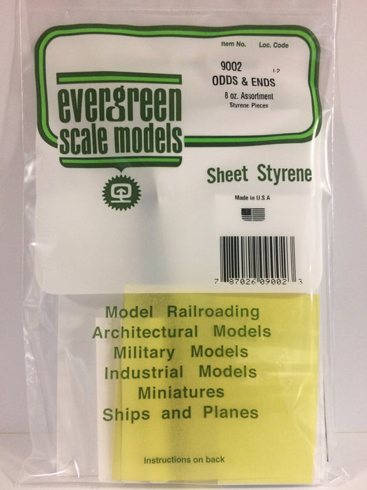 Evergreen Assorted Polystyrene Odds and Ends Pack Evergreen