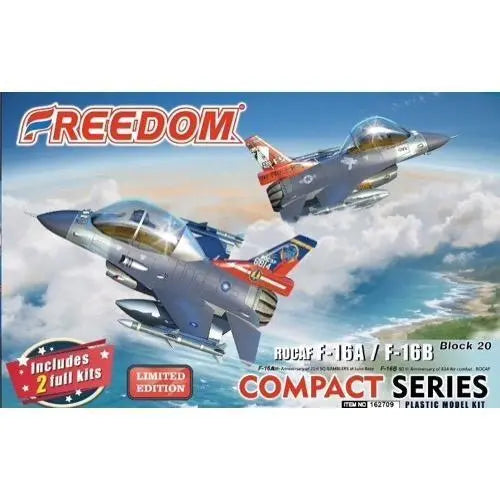 Freedom Models Egg F16A 20th Ann 21st Sqd & F-16B 80th Ann of 814 Air Combat ROCAF (2 Kits) Freedom Models