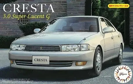 Fujimi 1/24 Toyota Cresta 3.0 Super Lucent w/Window Frame Masking (ID-120) Plastic Model Kit Fujimi