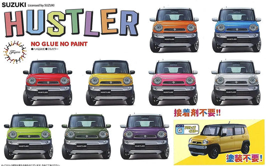 Fujimi 1/24 Suzuki Hustler (G/Active Yellow) (C-NX-12) Plastic Model Kit [06619] Fujimi