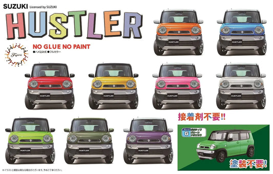 Fujimi 1/24 Suzuki Hustler (G/Positive Green Metallic) (C-NX-11 EX-3) Plastic Model Kit Fujimi