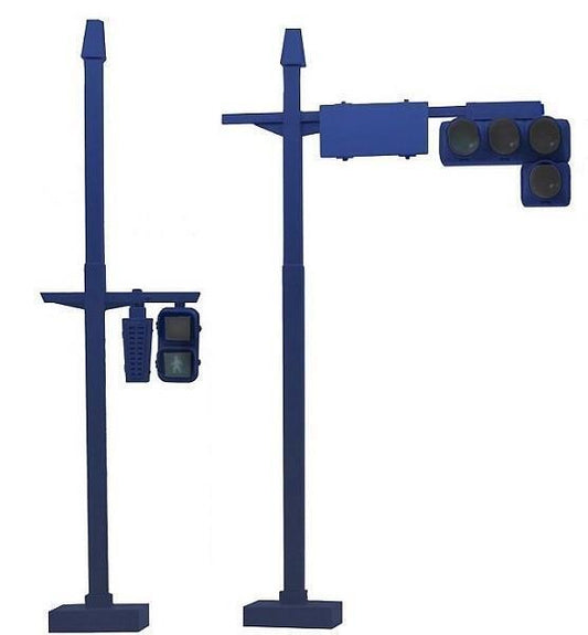 Fujimi 1/24 The Signal Set Special Edition (Vehicle Signal / Crosswalk Signal, Blue) (GT-35 EX-2)