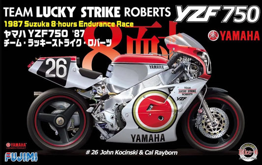 Fujimi 1/12 YAMAHA YZF750 LUCKY STRIKE ROBERTS (Bike-No6) Plastic Model Kit Fujimi