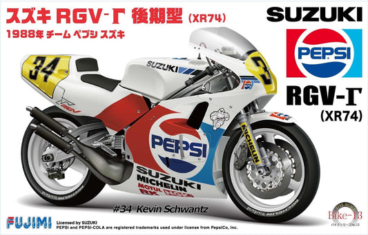 Fujimi 1/12 Suzuki RGV-γ 1988 Champion (Bike-No13) Plastic Model Kit