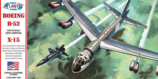 Atlantis 1/175 B-52 and X-15 with Swivel Stand Plastic Model Kit