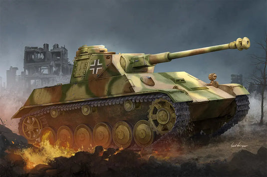 HobbyBoss 1/35 German Pz.Kpfw.III/IV auf Einheitsfahrgestell (Small Turret) Model Kit HobbyBoss