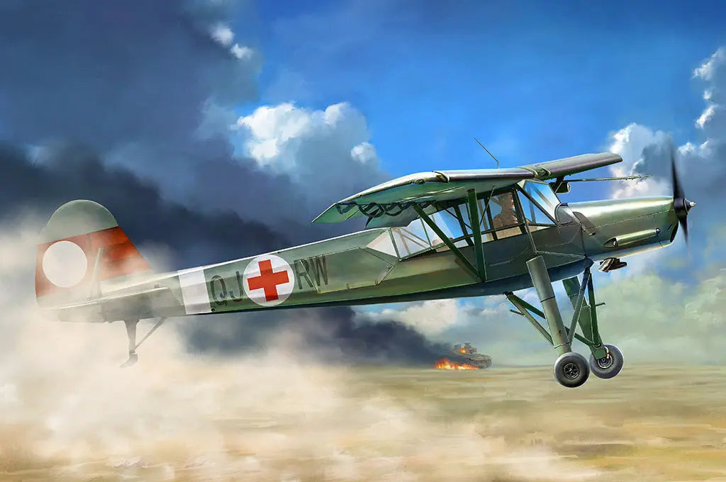 HobbyBoss 1/35 Fieseler Fi-156 D-1 Storch Plastic Model Kit HobbyBoss
