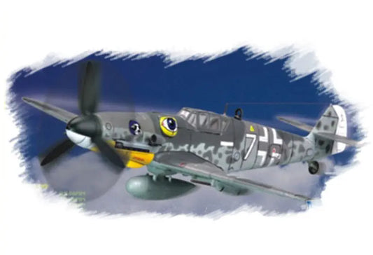 HobbyBoss 1/72 Bf109 G-6 (late) Plastic Model Kit HobbyBoss