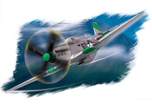 HobbyBoss 1/72 P-51D "mustang" Plastic Model Kit HobbyBoss