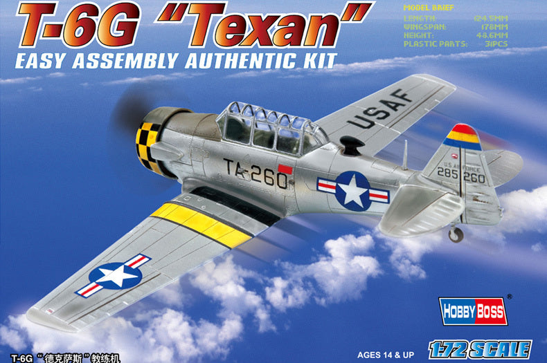 HobbyBoss 1/72 T-6G “Texan” Plastic Model Kit HobbyBoss