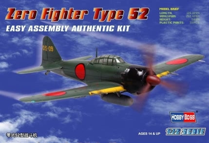 HobbyBoss 1/72 Zero Fighter Type 52 Plastic Model Kit HobbyBoss