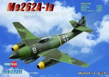 HobbyBoss 1/72 Me262A-2a Plastic Model Kit HobbyBoss